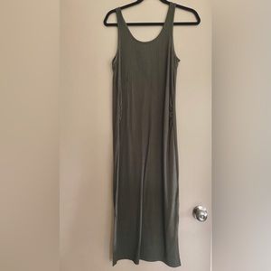 H&M Maternity Dress - Ribbed Knit Olive Green (GUC)